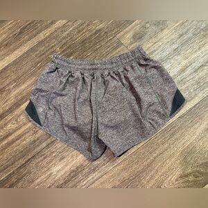 Lululemon Hotty Hot Short II Heather Lux Multi Black Gray Reflect Sz 8